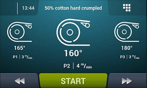 จอคอนโทรลเครื่องรีดผ้าอุตสาหกรรม DOMUS TOUCH II
