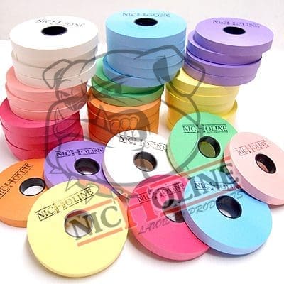 เทปกระดาษสีไฟเบอร์โรล NICHOLINE Fiber Roll