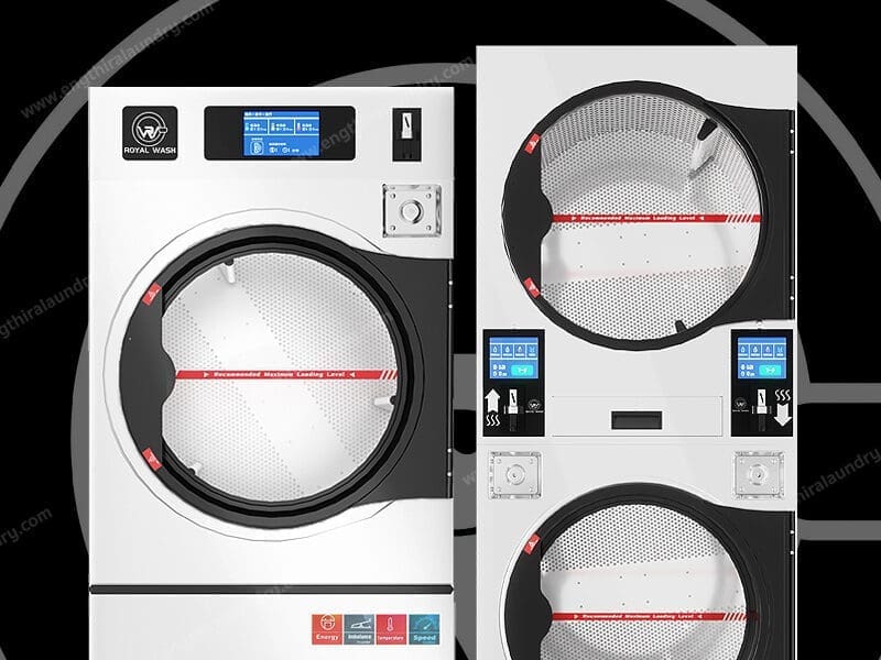 เครื่องอบผ้าหยอดเหรียญ ROYAL WASH SLD-DLD - logo